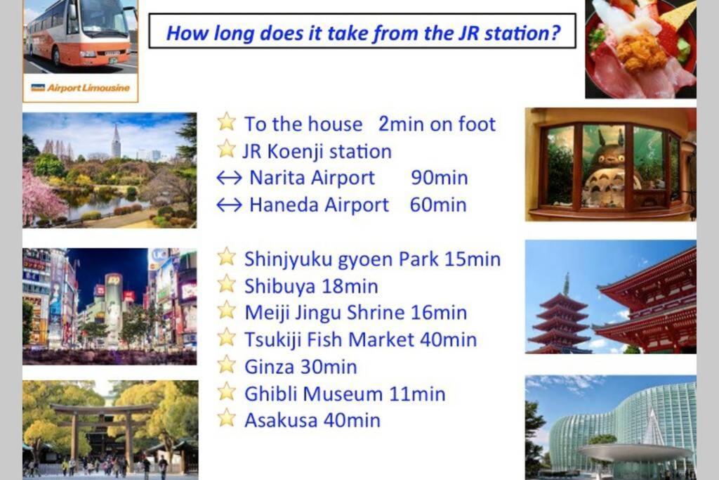 Cutefamilyhouse! 3Ldk 6Minshinjuku 3Minjrsta Cozy,Fun,Bright! Kidsfree Under6Yrs Villa Tokyo Ngoại thất bức ảnh